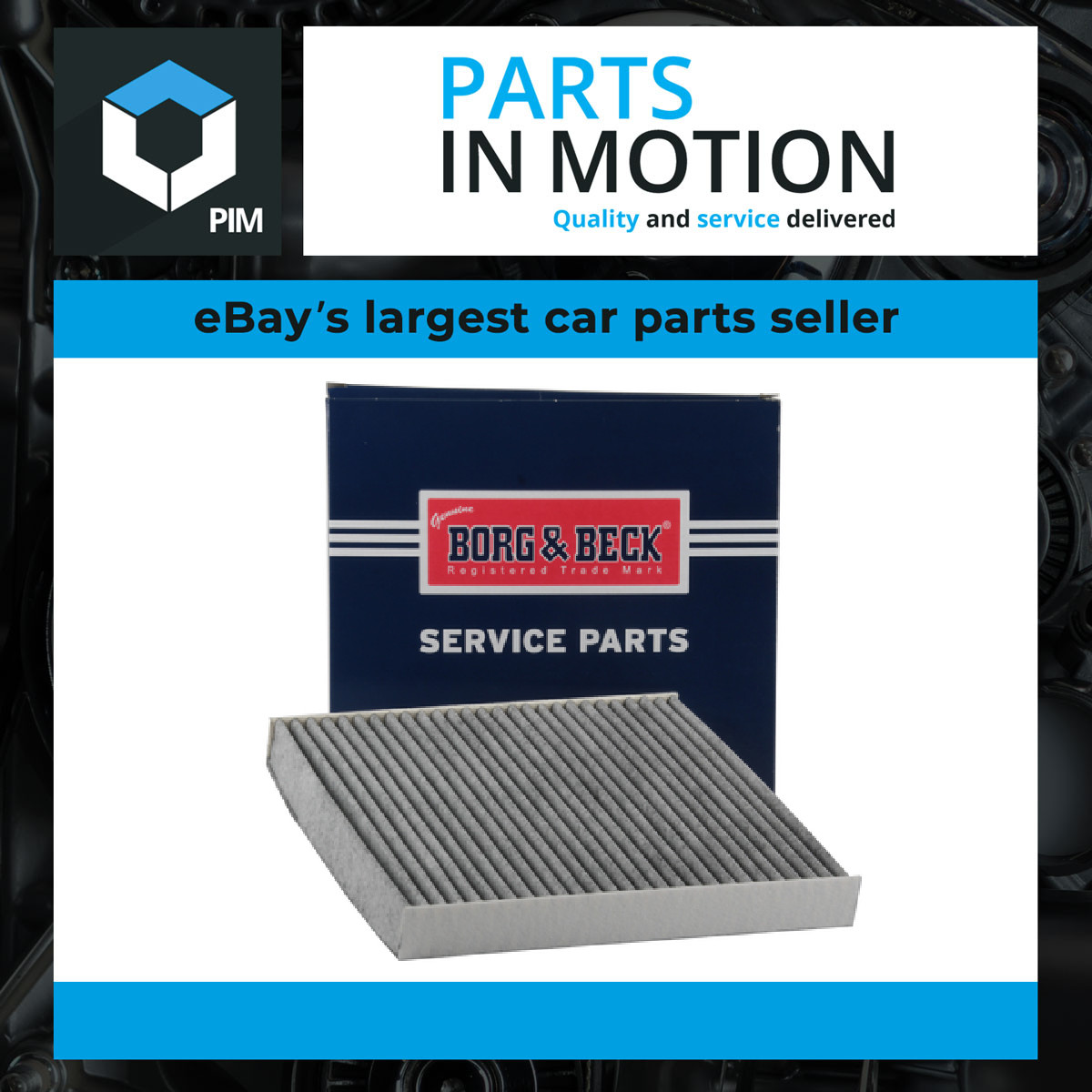 Genuine Borg & Beck Activated Carbon Cabin Pollen Interior Air Filter - BFC1277 - Image 3