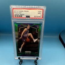 Panini 2019-20 Prizm Kyle Guy Rookie Green Prizm #287 PSA 9 Kings Card