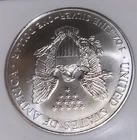 1994 $1 AMERICAN SILVER EAGLE  MS70