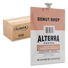 Flavia Alterra Donut Shop Coffee Freshpack, 100/Carton