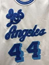 VTG Jerry West #44 1961-62 Mitchell Ness Hardwood Classics Stitched Jersey Sz52