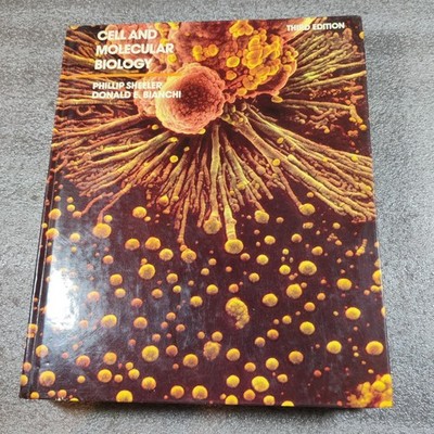 Vintage Cell And Molecular Biology Sheeler Bianchi 3rd Edition 1987 Hardcover