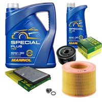Inspektionspaket 6L Mannol Special Plus 10W-30 FüR Renault Megane I Cabriolet