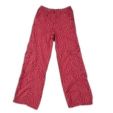 BDG Urban Outfitters Y2K Cargo Pants Women's XS Red Swirl Print Wide Leg