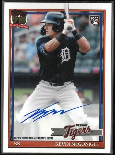 2026 Topps 75 Years 1991 Autograph Rookie Kevin McGonigle Auto RC
