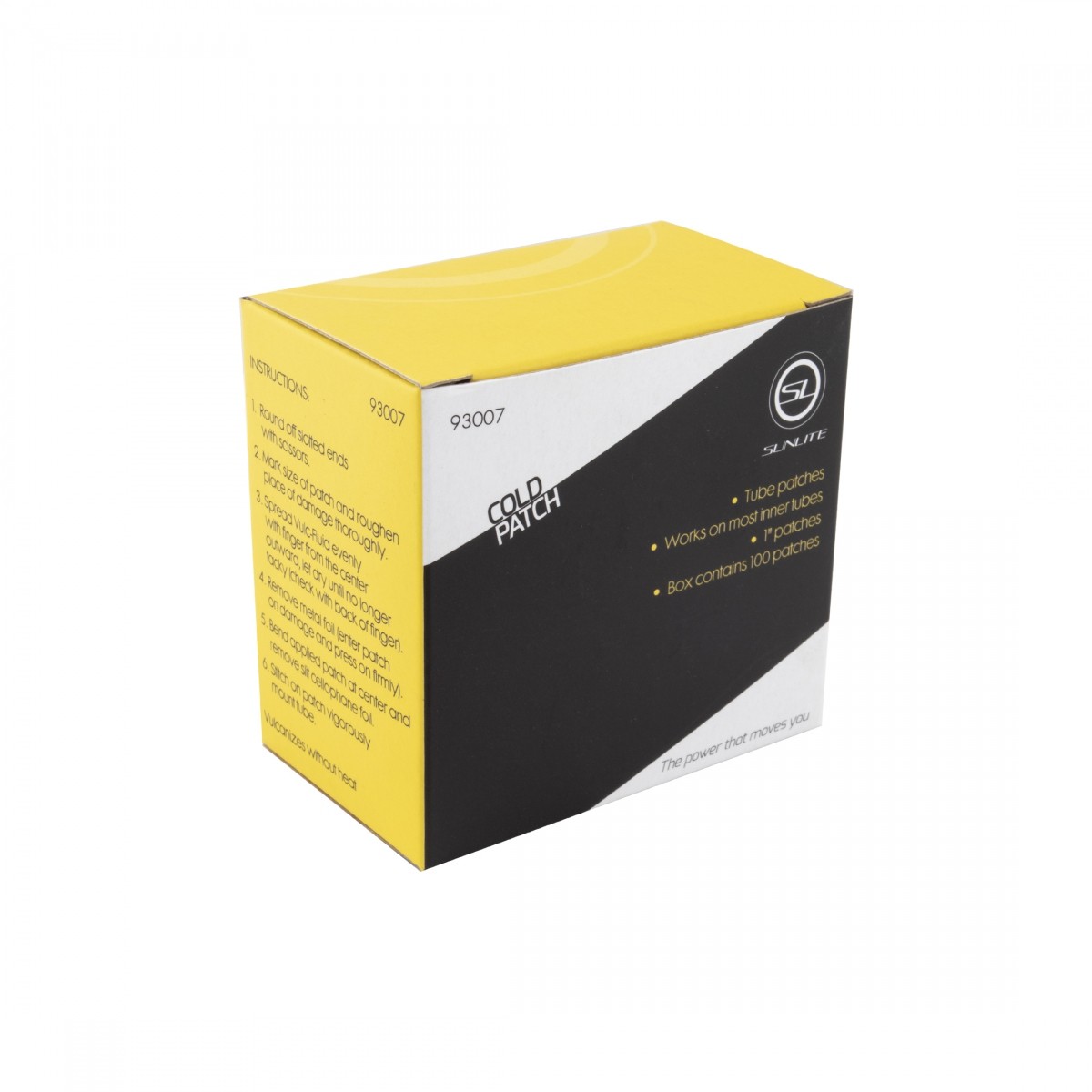 Набор велосипедных пластырей Sunlite 25 мм - 100 штук для домашнего ремонта и экстренной помощи 3590₽