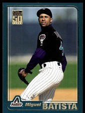 Miguel Batista 2001 Topps #670 Diamondbacks MLB READ FREE SHIPPING AutographDen