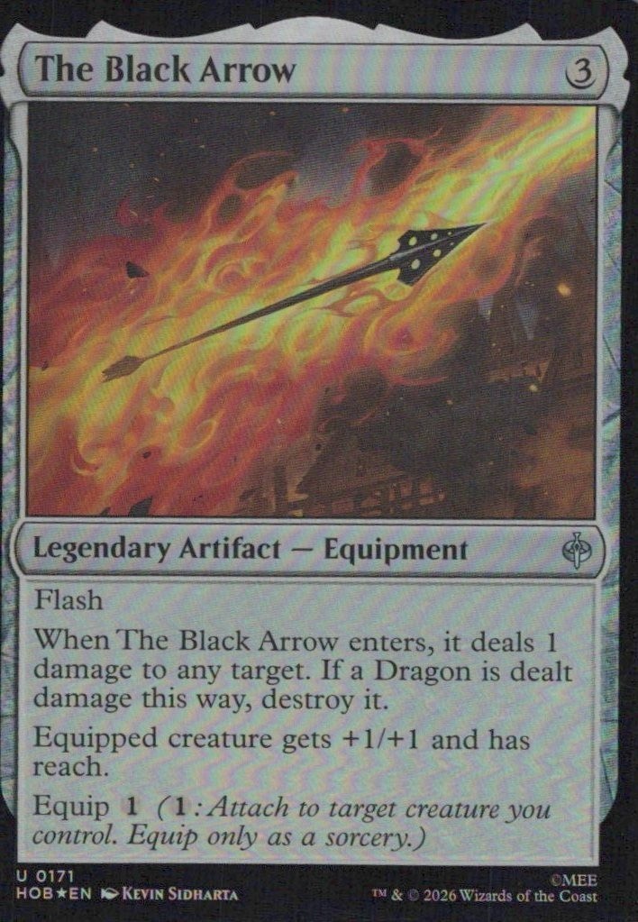 The Black Arrow The Hobbit #171 Foil Uncommon