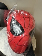 U.S Shipped Spider-Man LED Mask Moving Eyes Cosplay Remote Control Ring