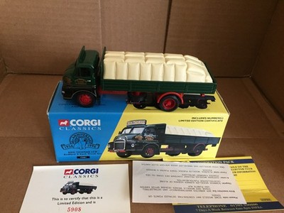 CORGI CLASSICS #19401 LIMITED EDITION BEDFORD SACK TRUCK KEN THOMAS LTD. ED. MIB