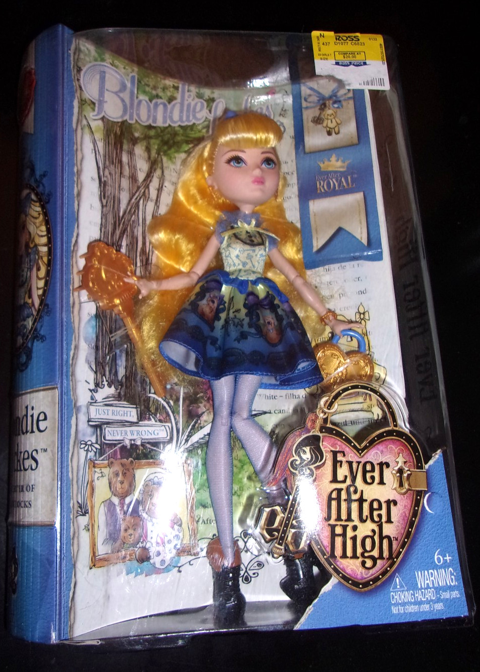 Ever After High Blondie Lockes Doll First Chapter Wave 1 2013 NEW NIB RARE!