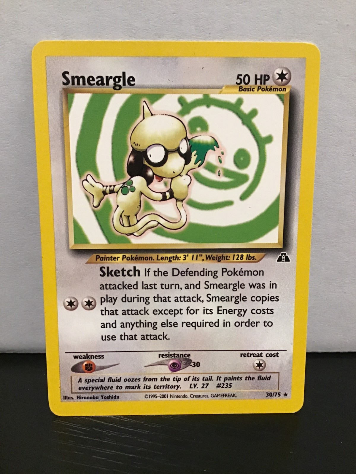 Smeargle 30/75 Rare Pokemon Neo Discovery