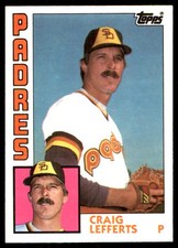 Craig Lefferts 1984 Topps Traded #72T Padres MLB READ FREE SHIPPING AutographDen