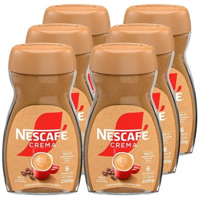NESCAFÉ Gold Crema Löslicher Bohnenkaffee -6x  200g