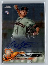 2018 Topps Chrome #RA-CST Chris Stratton Rookie Autographs
