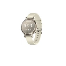 Garmin - Lily 2 Smartwatch 34 mm Anodized Aluminum - Cream Gold with Coconut Sil