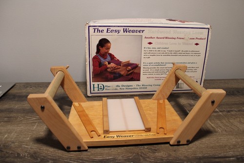 Vintage Harrisville Easy Weaver Loom #394 F394 Wood Weaving Loom Complete w/ Box