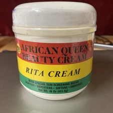 African Queen Beauty Cream Rita Cream 16 Oz / 452.8 g New Sealed
