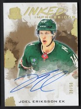 2024-25 The Cup Inked Impressions Auto Autograph II-JE Joel Eriksson Ek 30/50