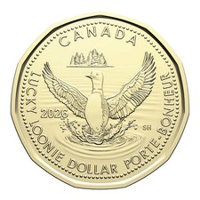 2026 Canada One 1 Dollar Brilliant Uncirculated Olympic Lucky Loonie Coin