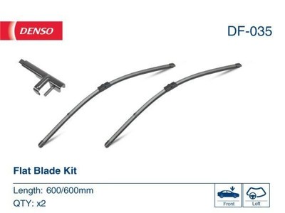 DENSO Scheibenwischer Wischblatt Wischerblätter Vorne DF-035