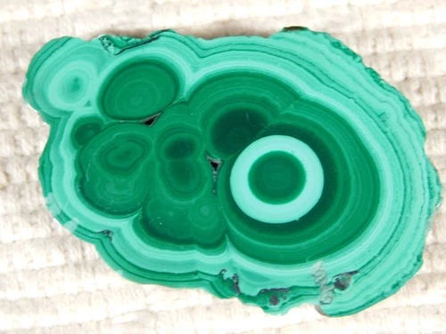 Polished CAVE MALACHITE Stalagmite or Stalactite Slab Congo 13.3gr