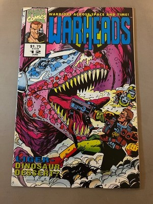 Warheads #12 Marvel Comics 1993 Modern Age Liger Dinosaur