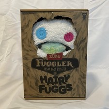 NEW Zuru Fuggler Hairy Fuggs 9 Oogah Boogah White Monster with Rainbow Tongue