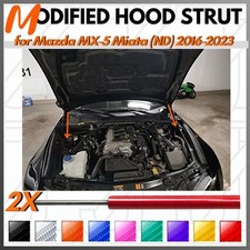 Hood Struts For Mazda MX-5 Miata (ND) 2016-2023 Gas Dampers Shocks Lift Supports