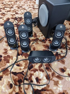 Logitech X530 5.1-SURROUND-LAUTSPRECHER-SYSTEM, Aktiv Subwoofer, PC/TV/Musik