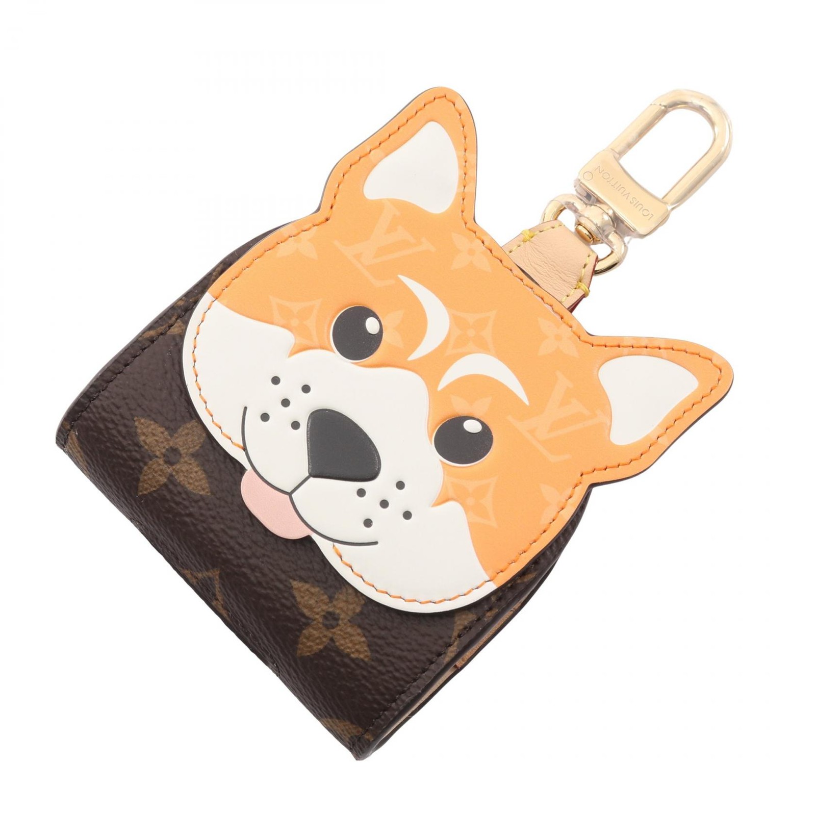 LOUIS VUITTON Shiba Dog Bag Charm Holder