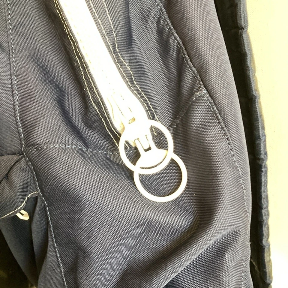 "Mochila Lands' End Seagoing Navegación Escuela Viaje Clásica Durable Azul 17""x11""" Foto 3 de 4