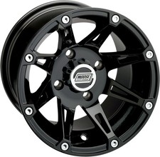 Moose Racing 387X Wheel For Kawasaki KAF 820 4X4 2015 2016 Rear 12x8" Black
