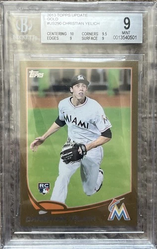 2013 Topps Update Series - Christian Yelich #US290 Gold /2013 (RC)