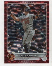 2022 Topps Update Rylan Bannon RC Rookie US70 Red Foil 131/199 Baltimore O’s