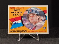 2017 Topps Rookie RC Star Andrew Benintendi Autograph, /150 #RSA-ABE
