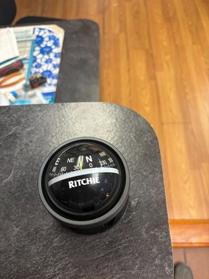 Ritchie Navigation Compass V-57.2 BLK 3'' Clear Bulb