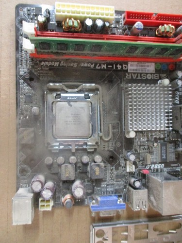 Biostar G41-M7 Motherboard Intel G41 LGA 775 DDR2 DIMM Micro ATX 2GB Memory - 第 3/6 張圖片