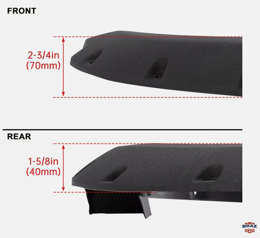 2009-18 RAM 1500 COMPLETE SET FENDER TORCH / WHEEL ARCH (4PC SET) - Image 3 of 3