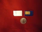Lot of 2 MetroPCS CDMA Blue&White Standard Size Sim Card NOT FOR ACTIVATION READ