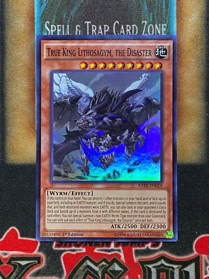 Yugioh True King Lithosagym, The Disaster RATE-EN019 Super Rare 1st Ed NM | eBay Yugioh True King Lithosagym, The Disaster RATE-EN019 Super Rare 1st Ed NM | eBay