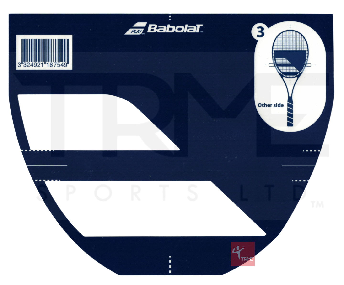 Babolat Tennis Racket String Stencil eBay