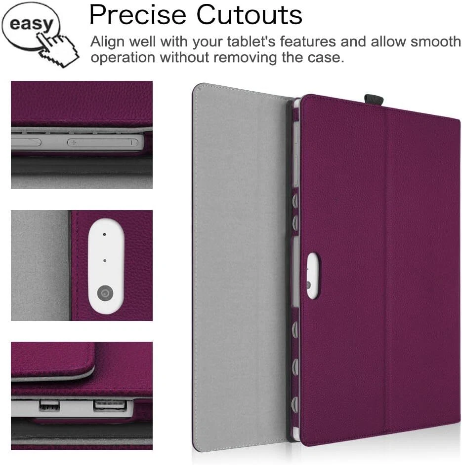 Portfolio Case for Microsoft Surface Pro 7+/7/6/5/4/3 12.3 inch Business Cover - Image 4 of 4