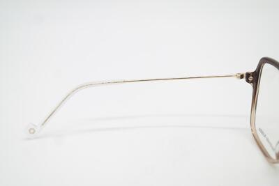 Lunettes Carrées Or Marron - Monture Acétate/métal Style ISKF12 - Unisexe, Largeur 53 Mm, Fabriqué En Allemagne