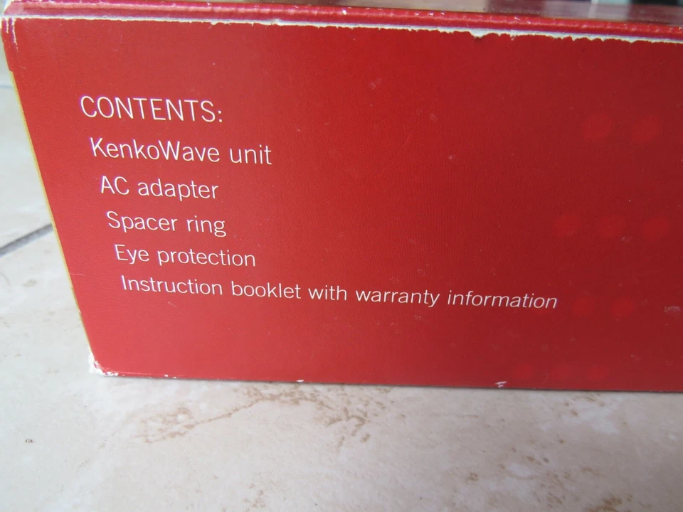 NIKKEN KenkoWave Infrared Treatment System Pain Light Therapy #1381 New in box - Image 4 of 4