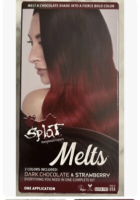 Splat Melts Dark Chocolate & Strawberry Hair Rebellious Hair Color Complete Kit