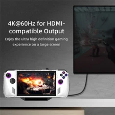 6 In 1 4K Dock Station RJ45 LAN Port Type-C Fast Charging for Steam Deck/Switch