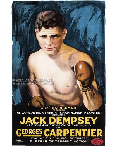 Jack Dempsey Boxing Fan Posters