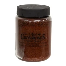 Primitive JAR CANDLE BANANA NUT BREAD 26 ounce Crossroads Double Wick Brown