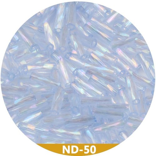 Tubo de giro Semilla de cuentas de vidrio checo Cuentas de corneta sueltas largas Hágalo usted mismo Joyería 2X6 mm 500 piezas - Imagen 39 de 44